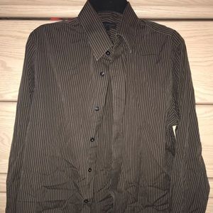 Stripped flannel shirt